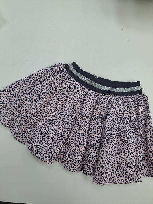 Pink Leopard Skirt
