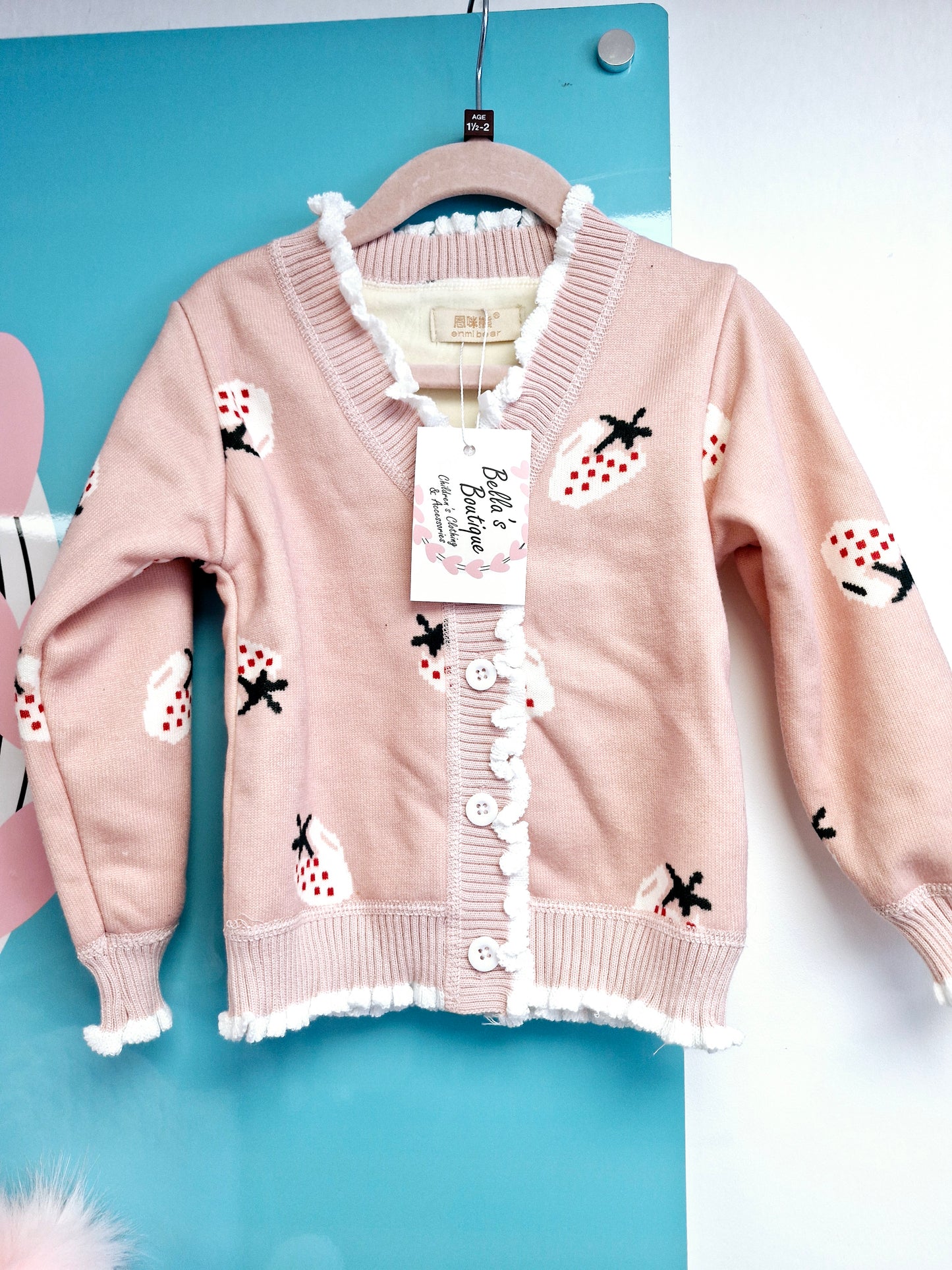 Strawberry Cardigan