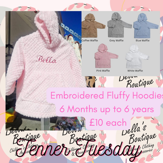 Personalised Fluffy Hoodie