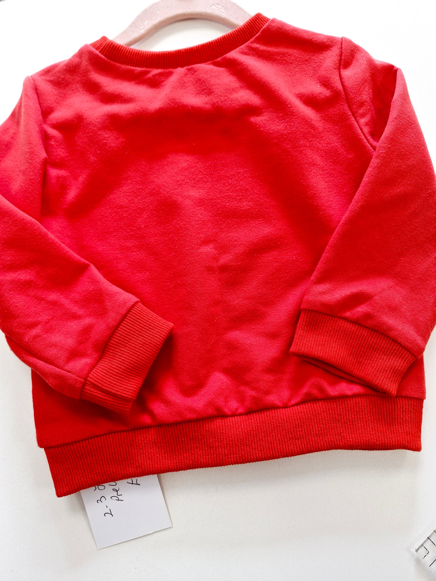 Hugs and Kisses Sweater 2-3 years preloved