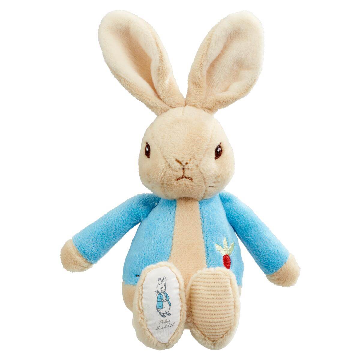 Peter Rabbit and Flopsy Bunny Beanie Rattle Plush Toy