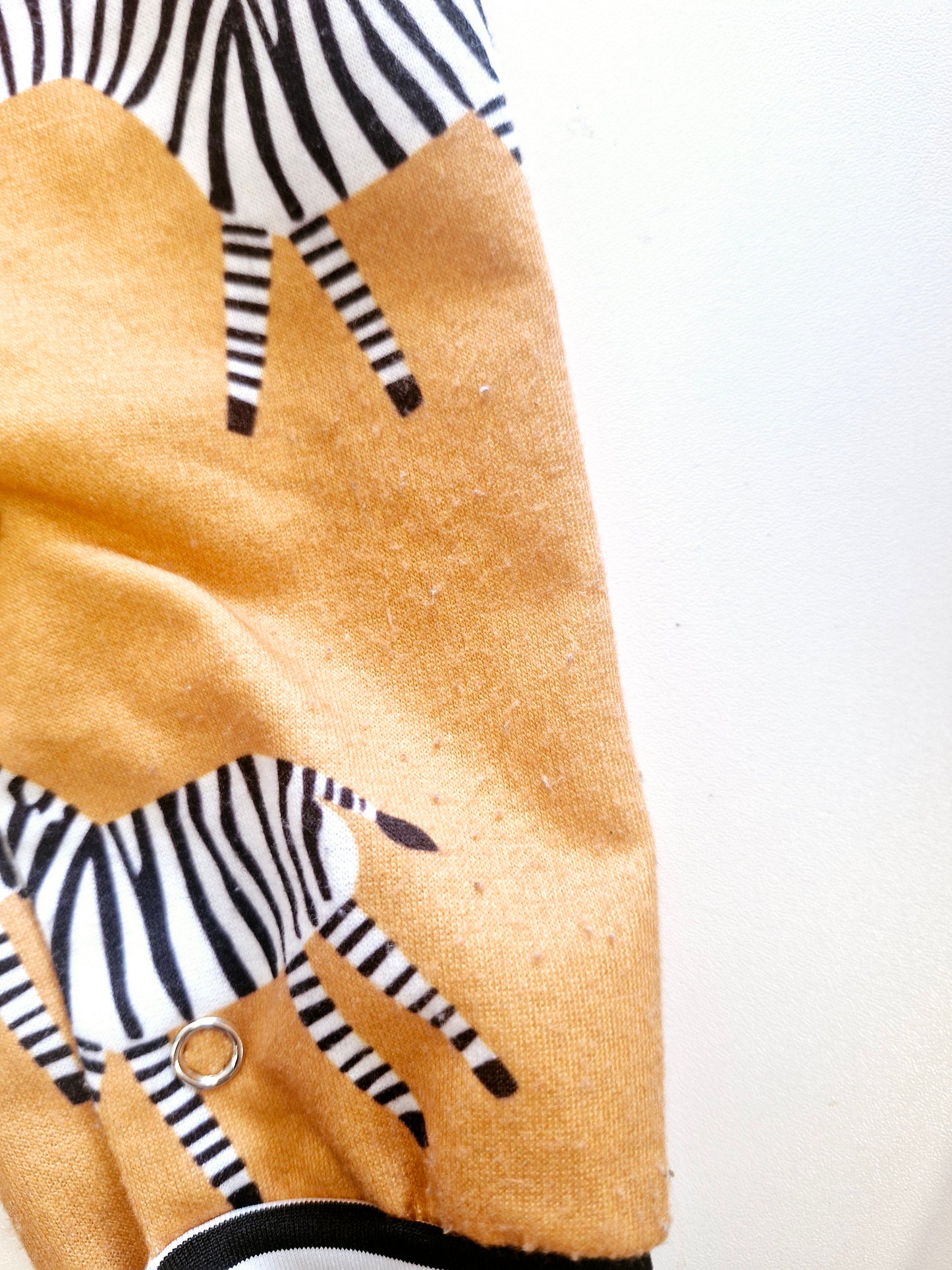 Zebra print romper preloved 0-6 months
