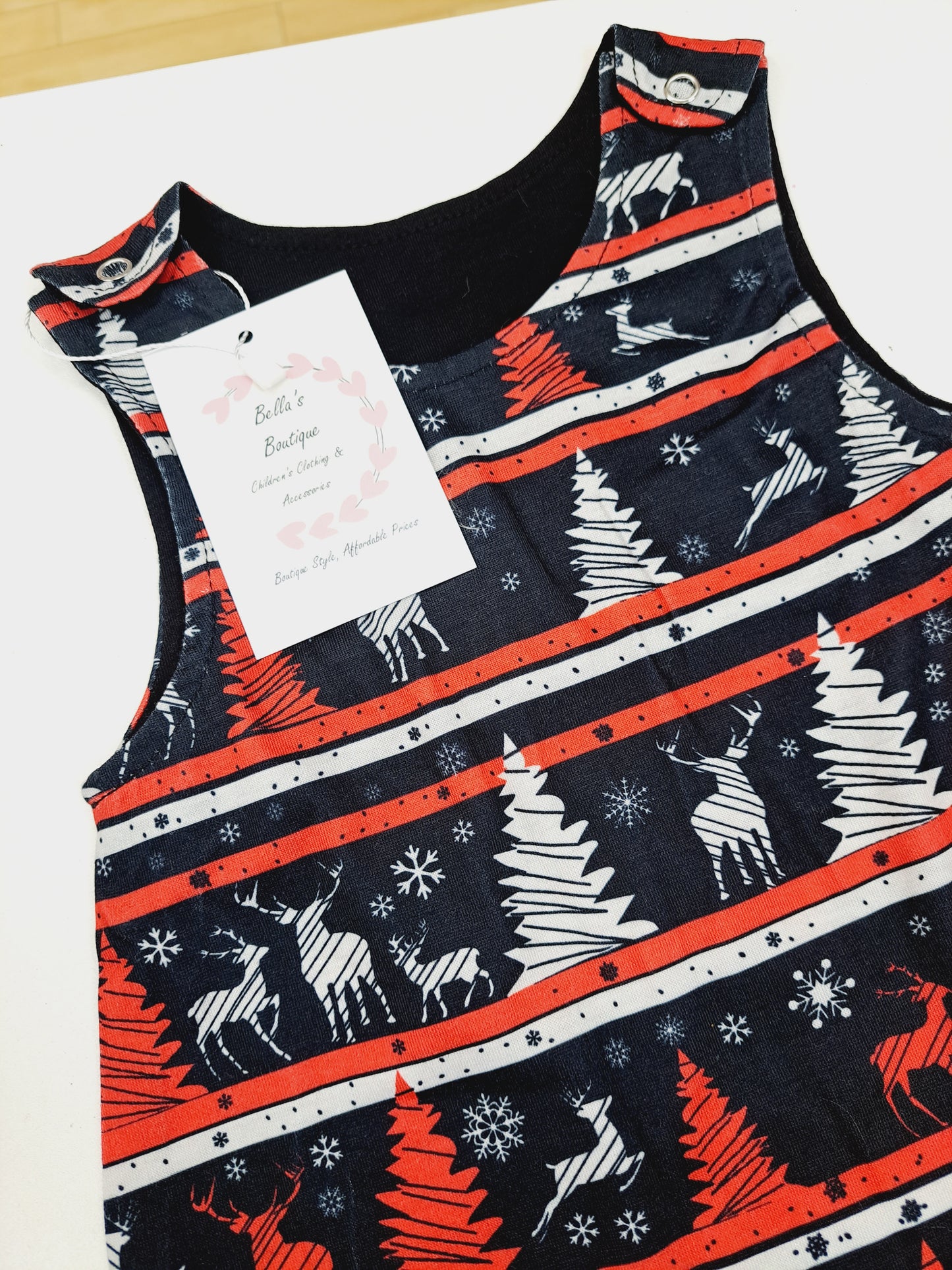 Farisle Print Romper