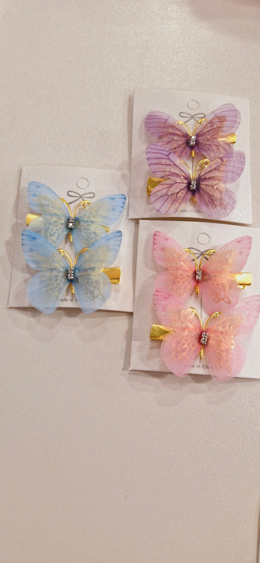 Butterfly Hair Clips