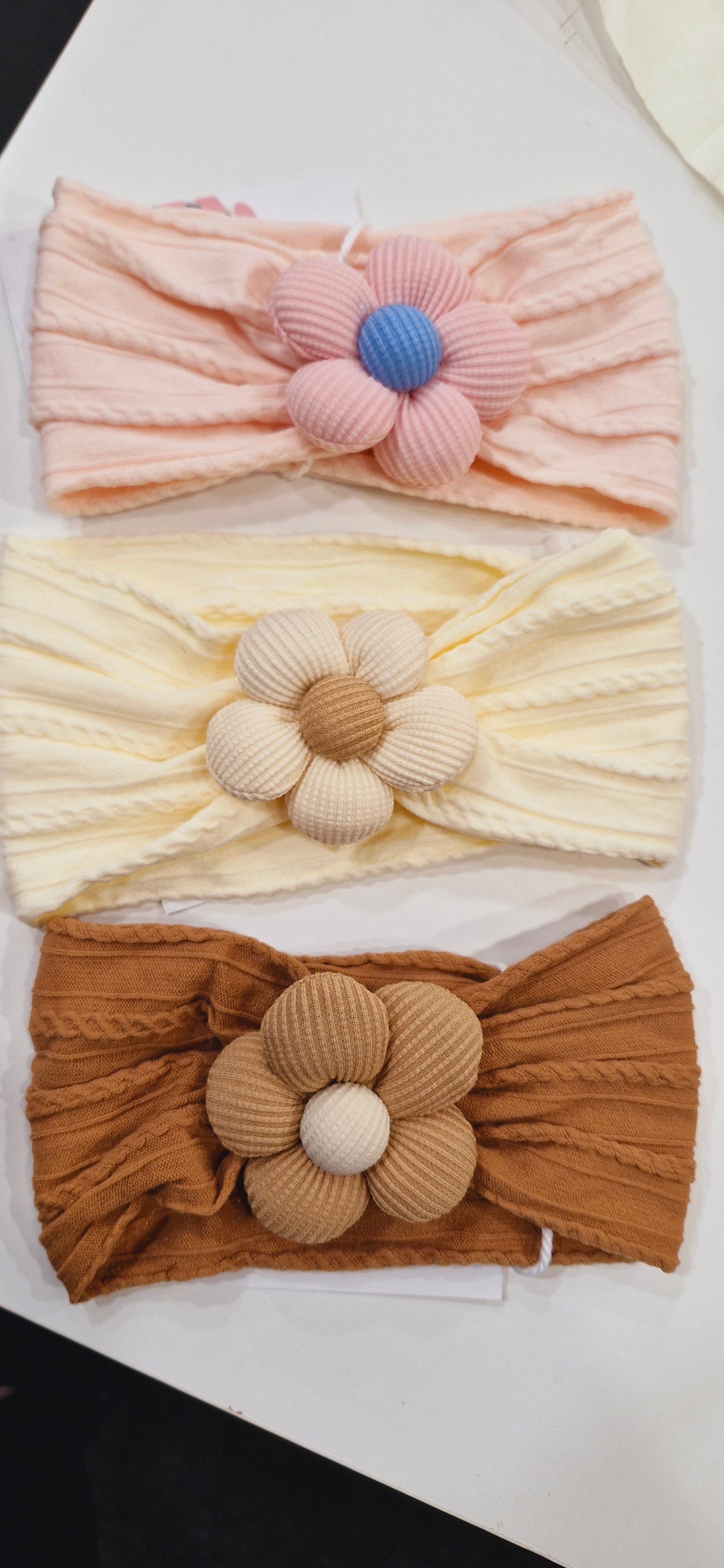 Floral Cable Knot Headband