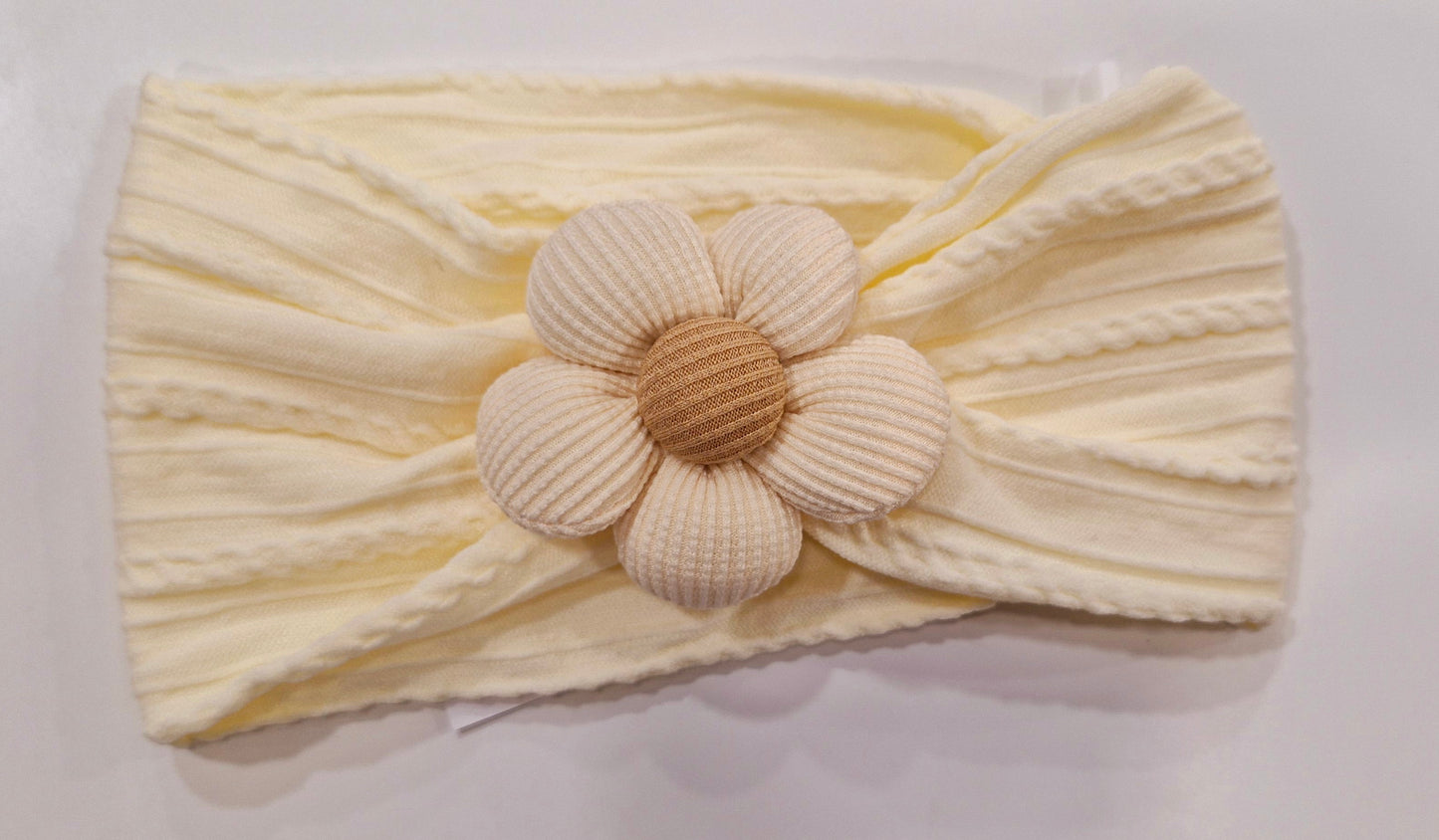 Floral Cable Knot Headband