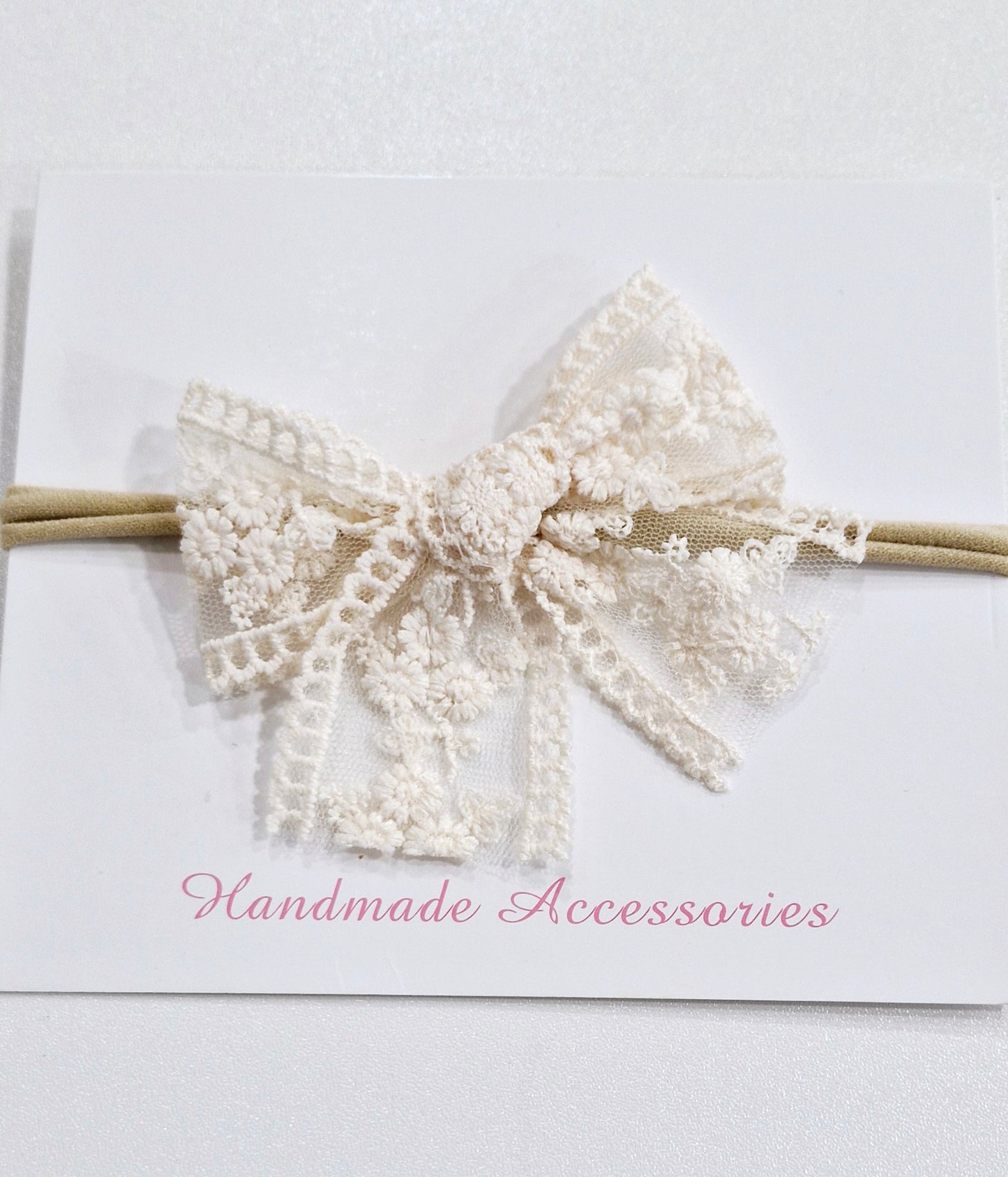 Applique Lace Baby Headband