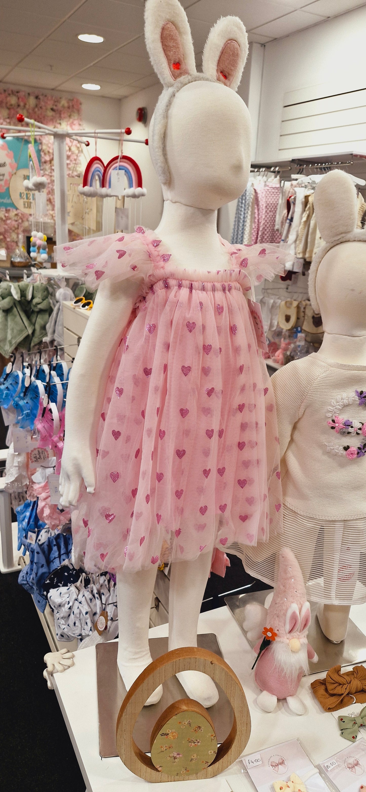 Pink Butterfly Hearts Dress pre order