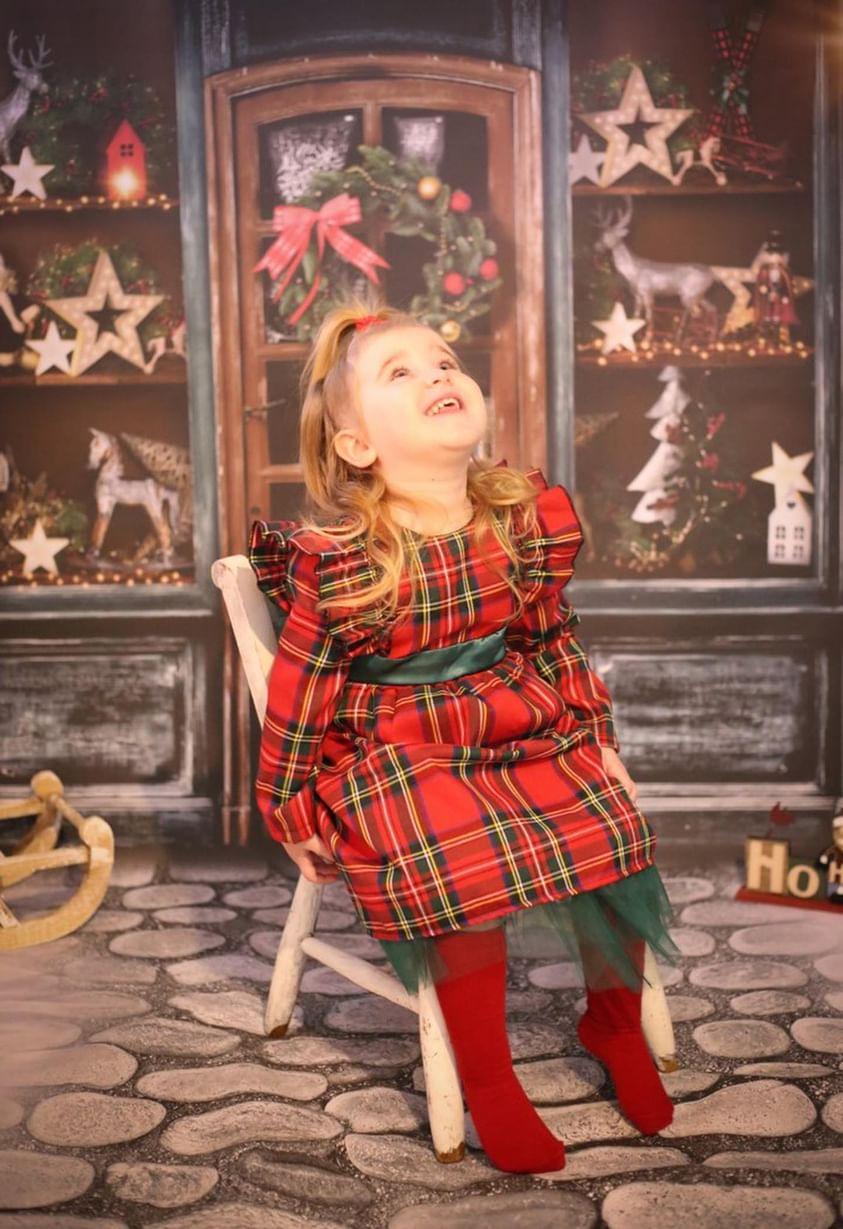 Festive Tartan Dress
