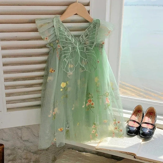 Sage Butterfly Dress pre order