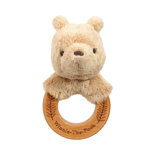 Winnie the Pooh Classic Always and Forever Collection Wooden Ring Rattle
