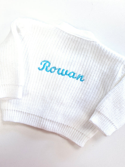 Personalised Baby Embroidered Cardigan