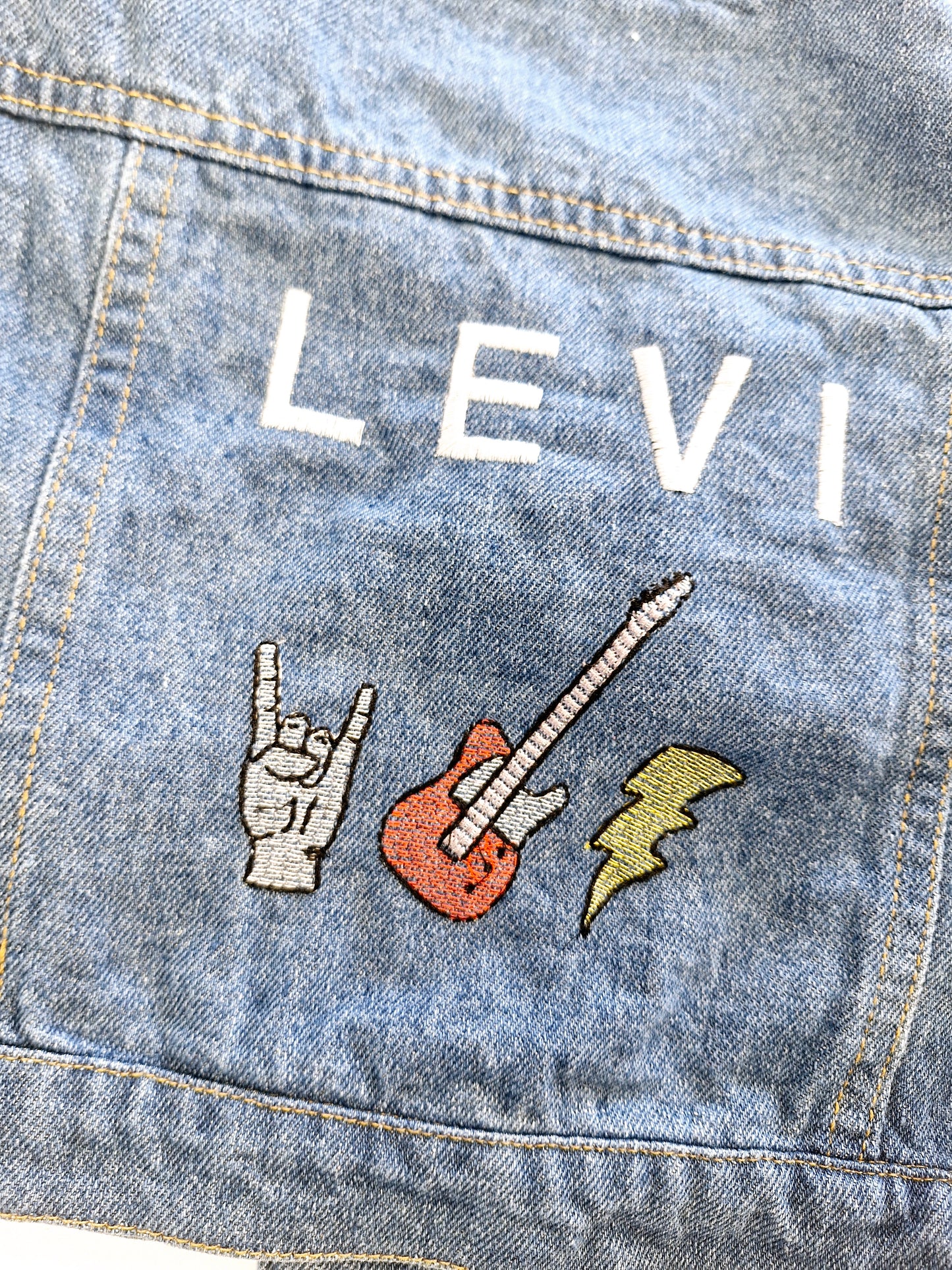 Rock Star Personalised Denim Jacket