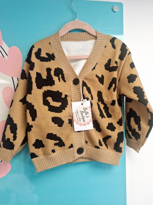 Leopard Print Cardigan