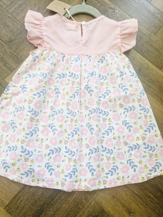 Floral girls summer dress preloved