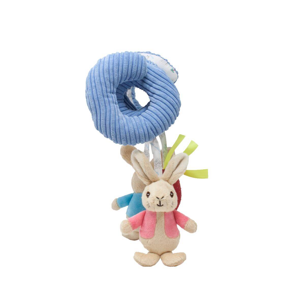 Peter Rabbit Baby Interaction Plush Cot Car Seat Pram Spiral Toy