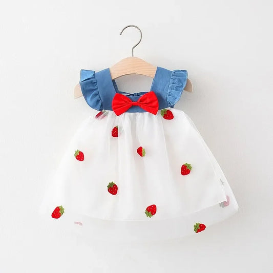 Strawberry Tulle Dress