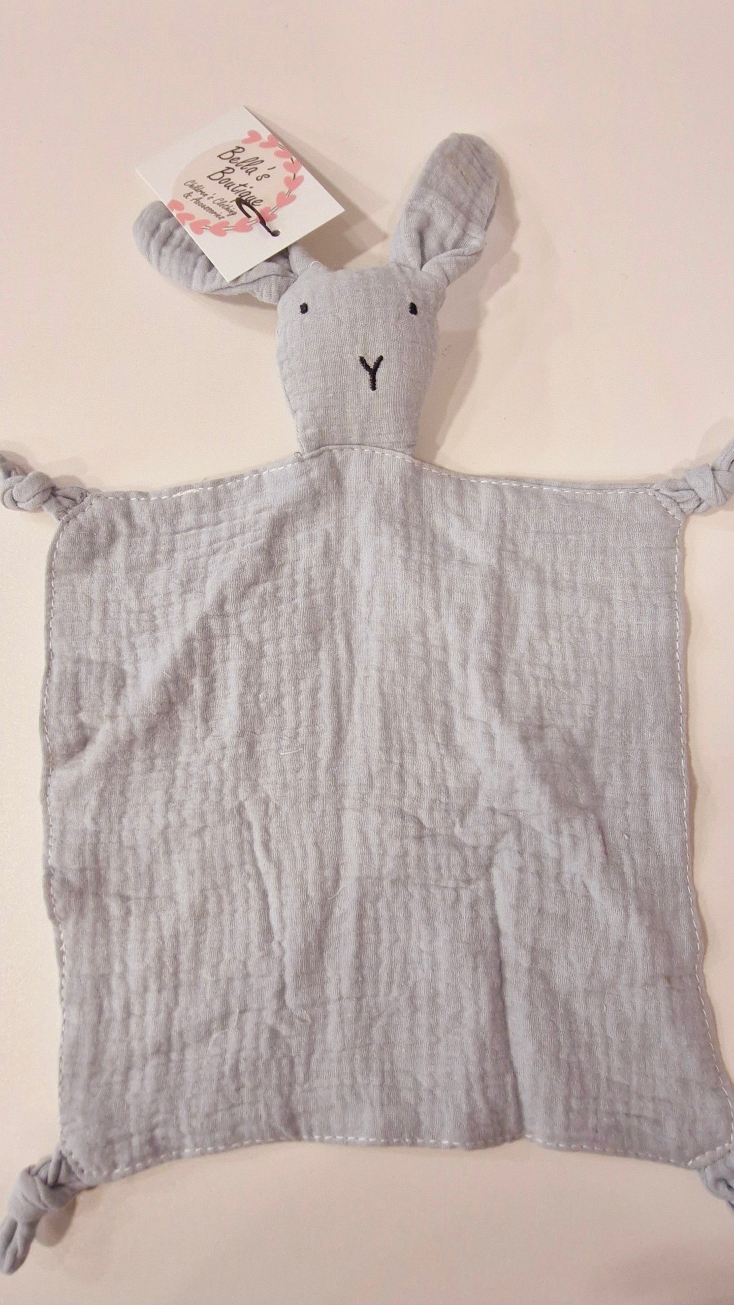 Personalised Muslin Bunny Comforters