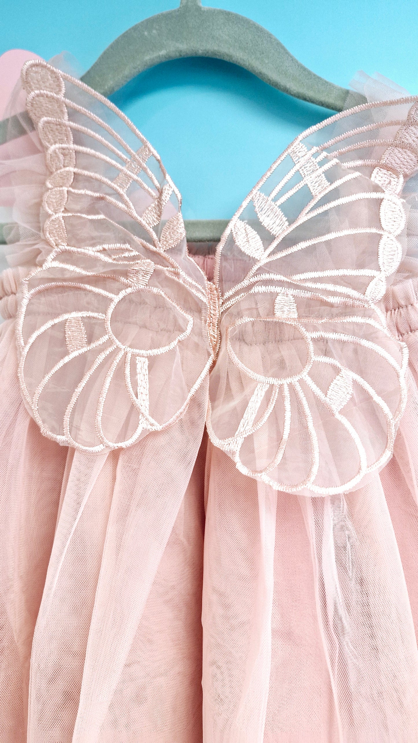 Blush Pink Butterfly Dress (pre order)