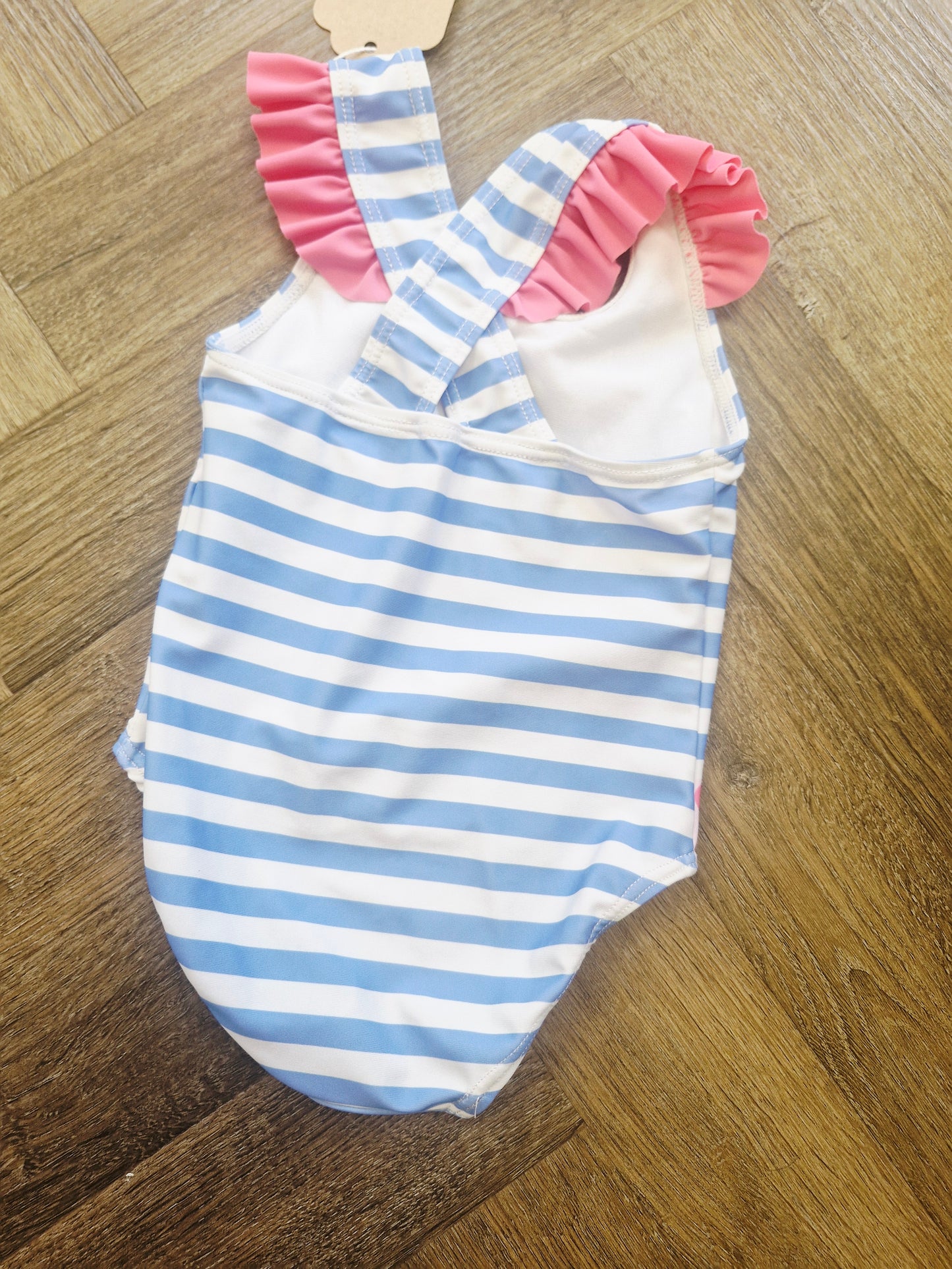 Flamingo baby swimsuit preloved