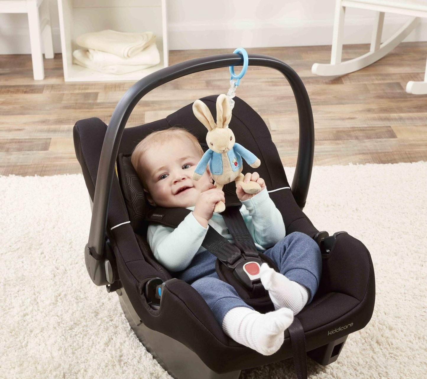 Peter Rabbit Jiggle Pram Cot Toy