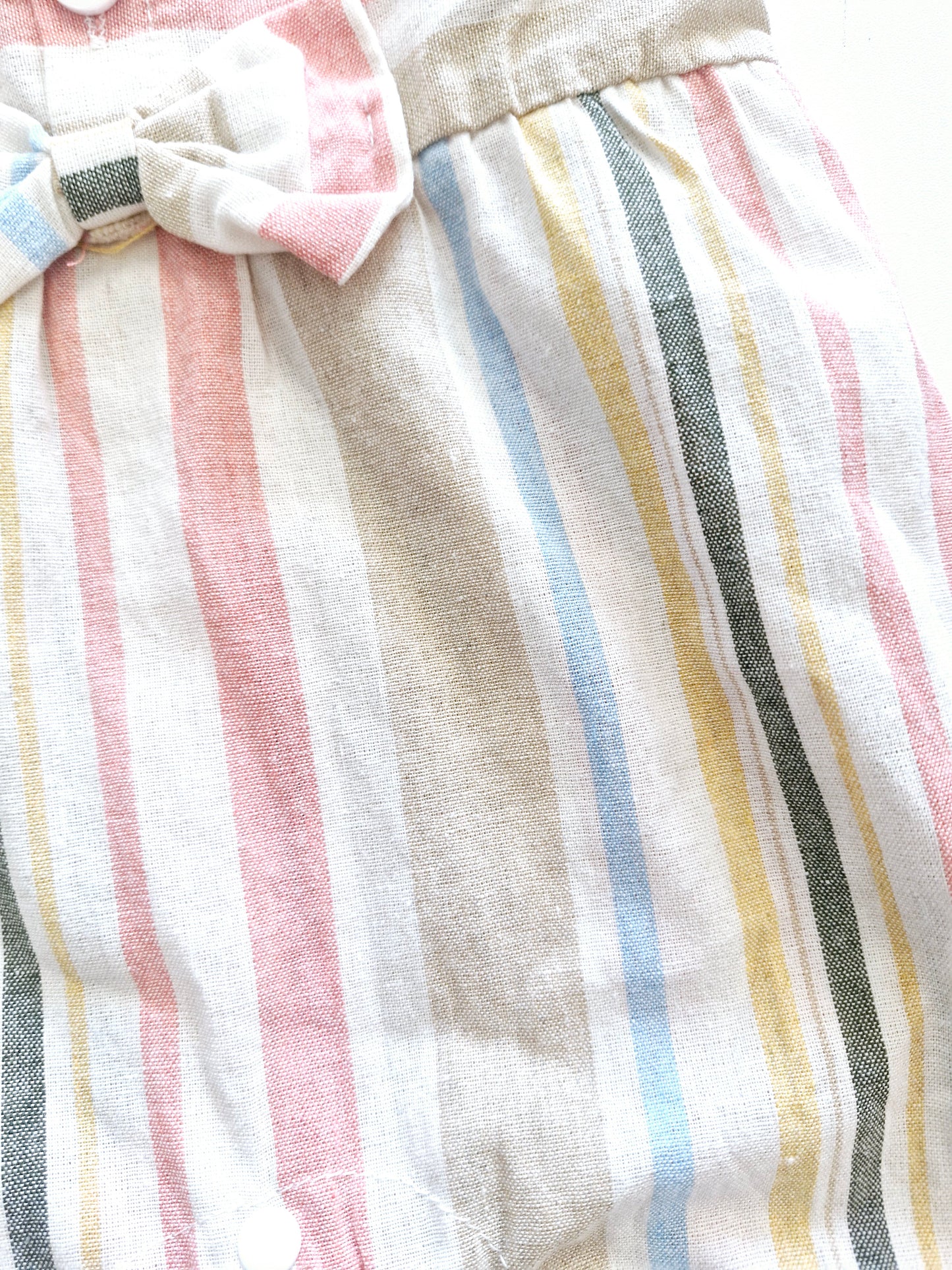 Striped Romper 0-6 months preloved