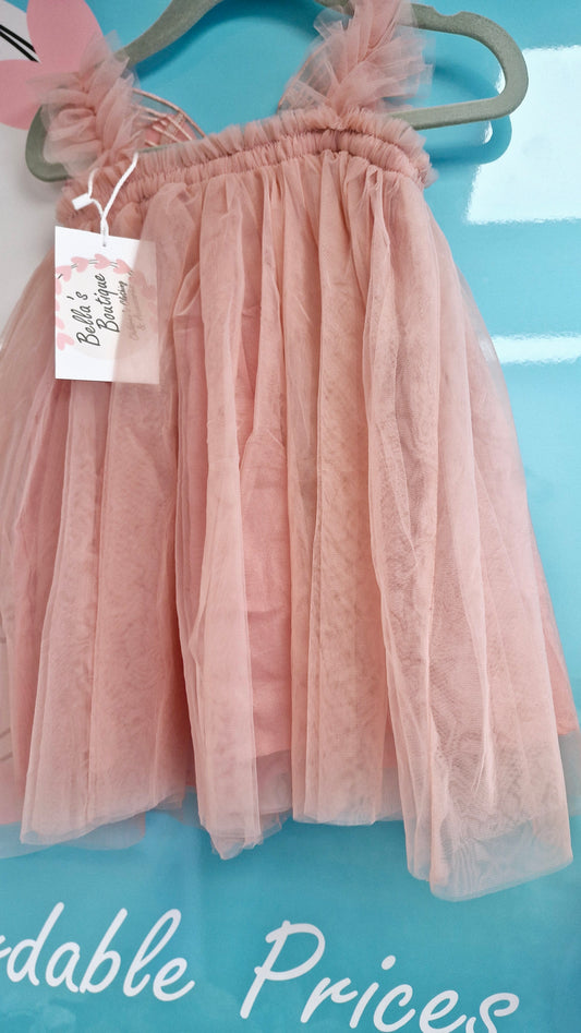 Blush Pink Butterfly Dress (pre order)