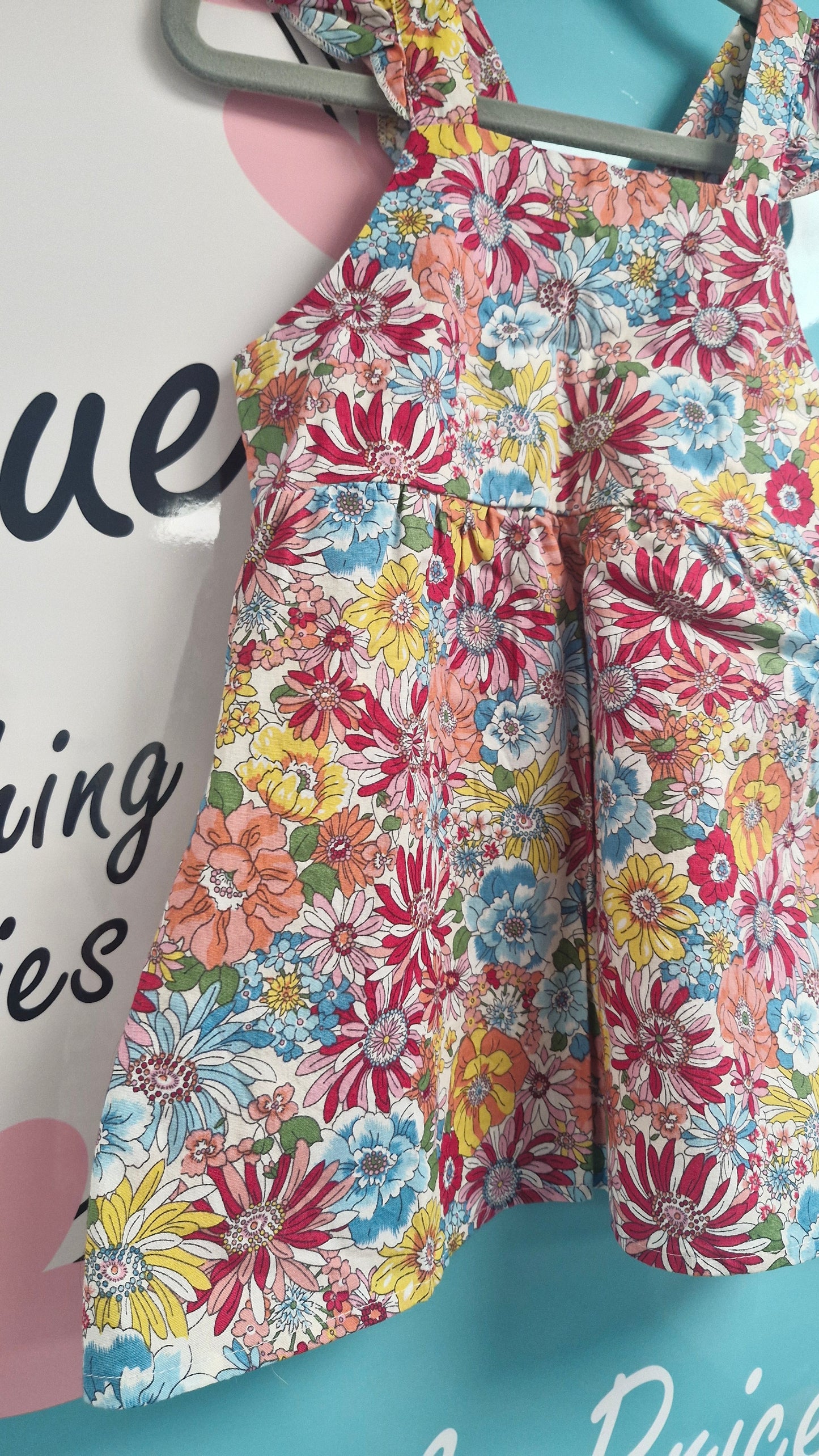 Floral Dress 18-24 months preloved