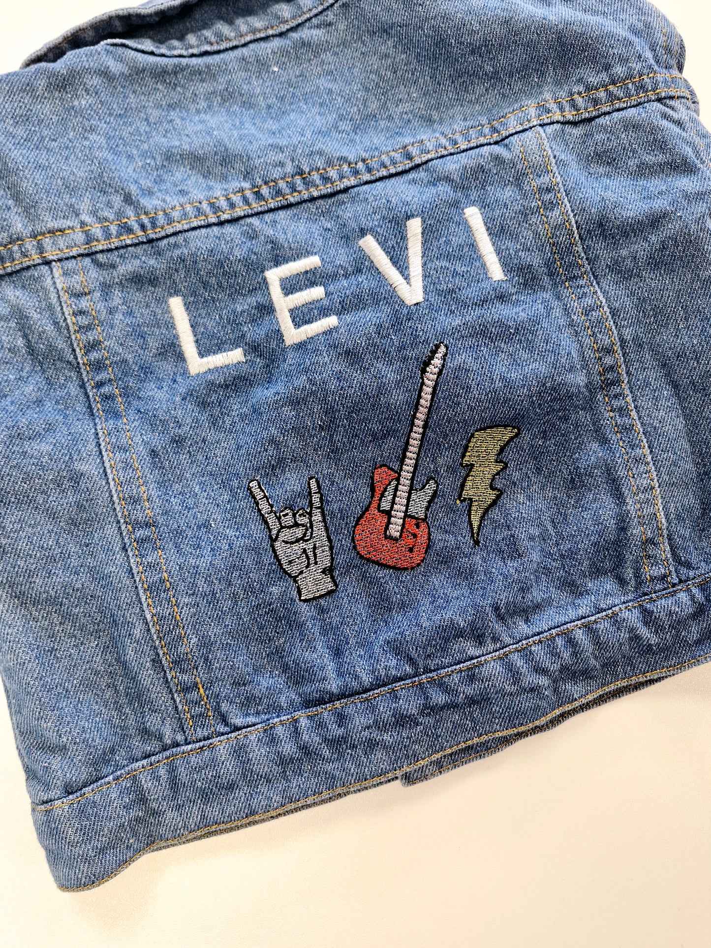 Rock Star Personalised Denim Jacket