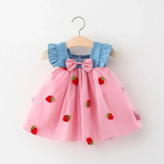 Strawberry Tulle Dress