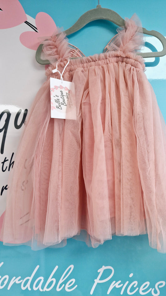 Blush Pink Butterfly Dress (pre order)