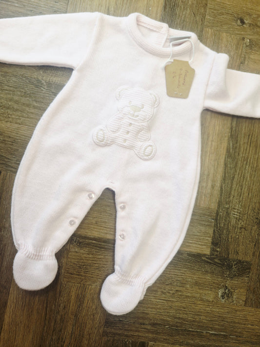 Dandelion Pink Knit Teddy Set Preloved