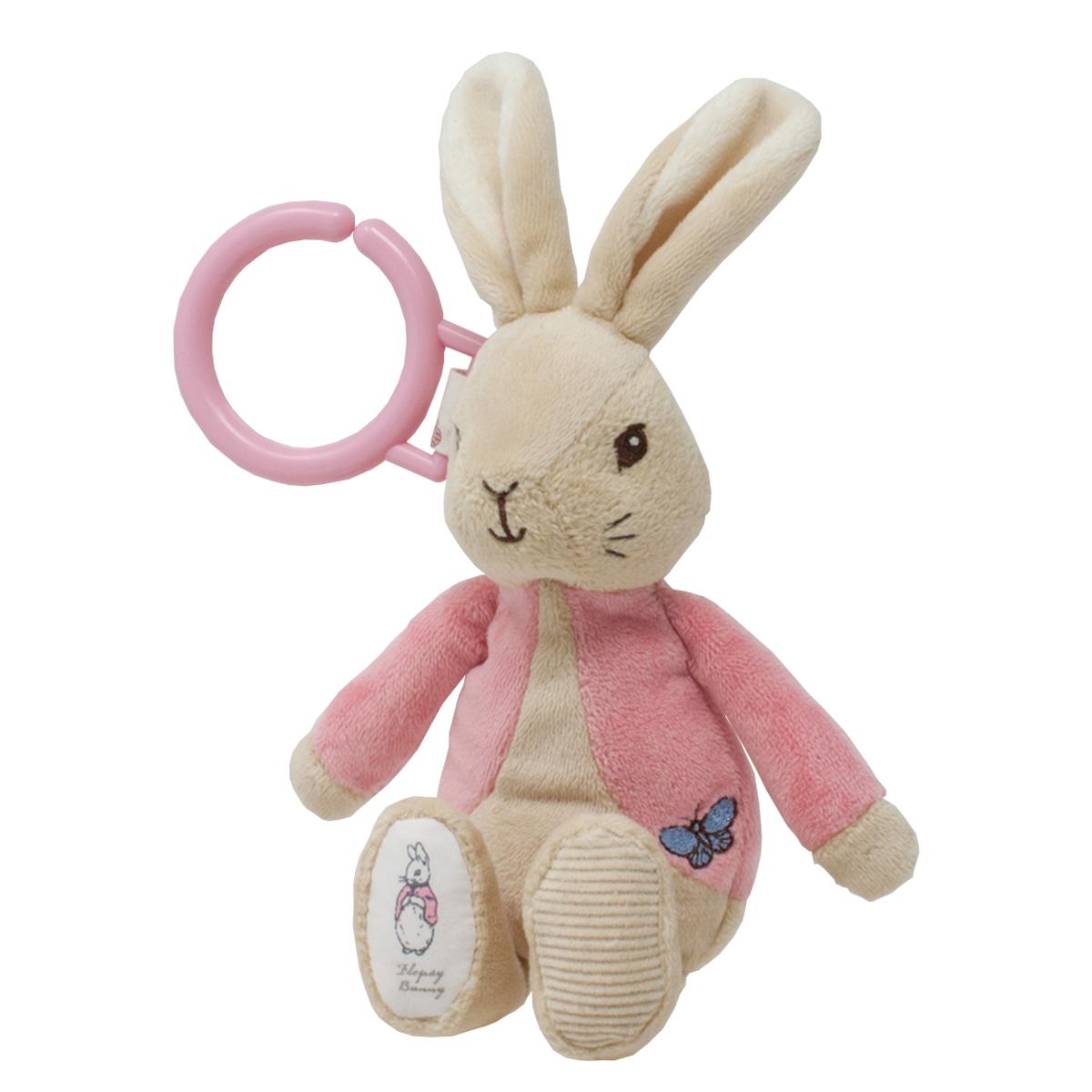 Flopsy Bunny Jiggle Pram Cot Toy