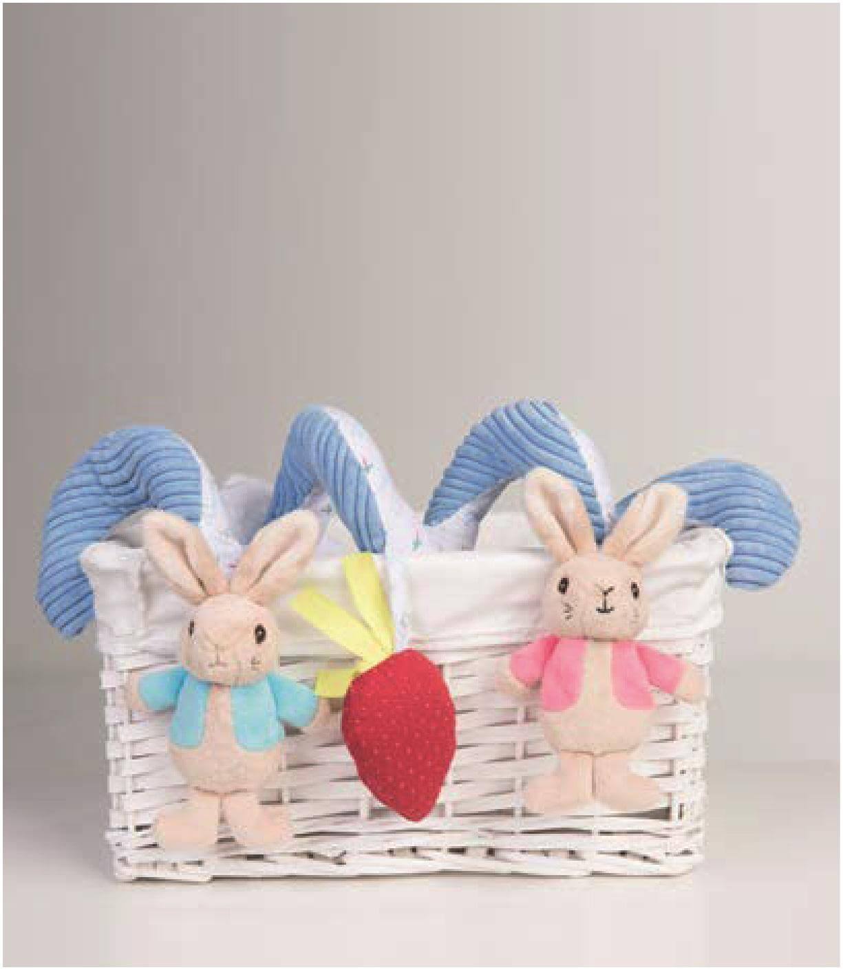 Peter Rabbit Baby Interaction Plush Cot Car Seat Pram Spiral Toy