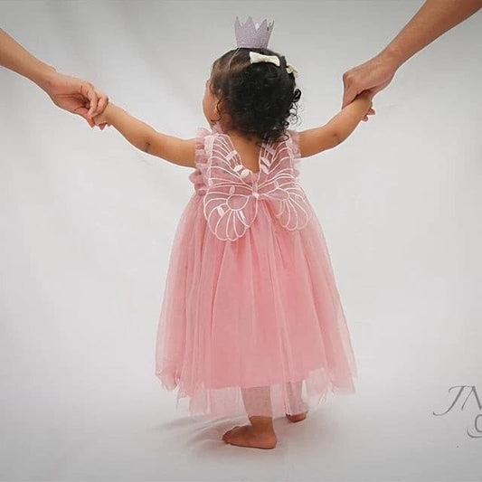 Blush Pink Butterfly Dress
