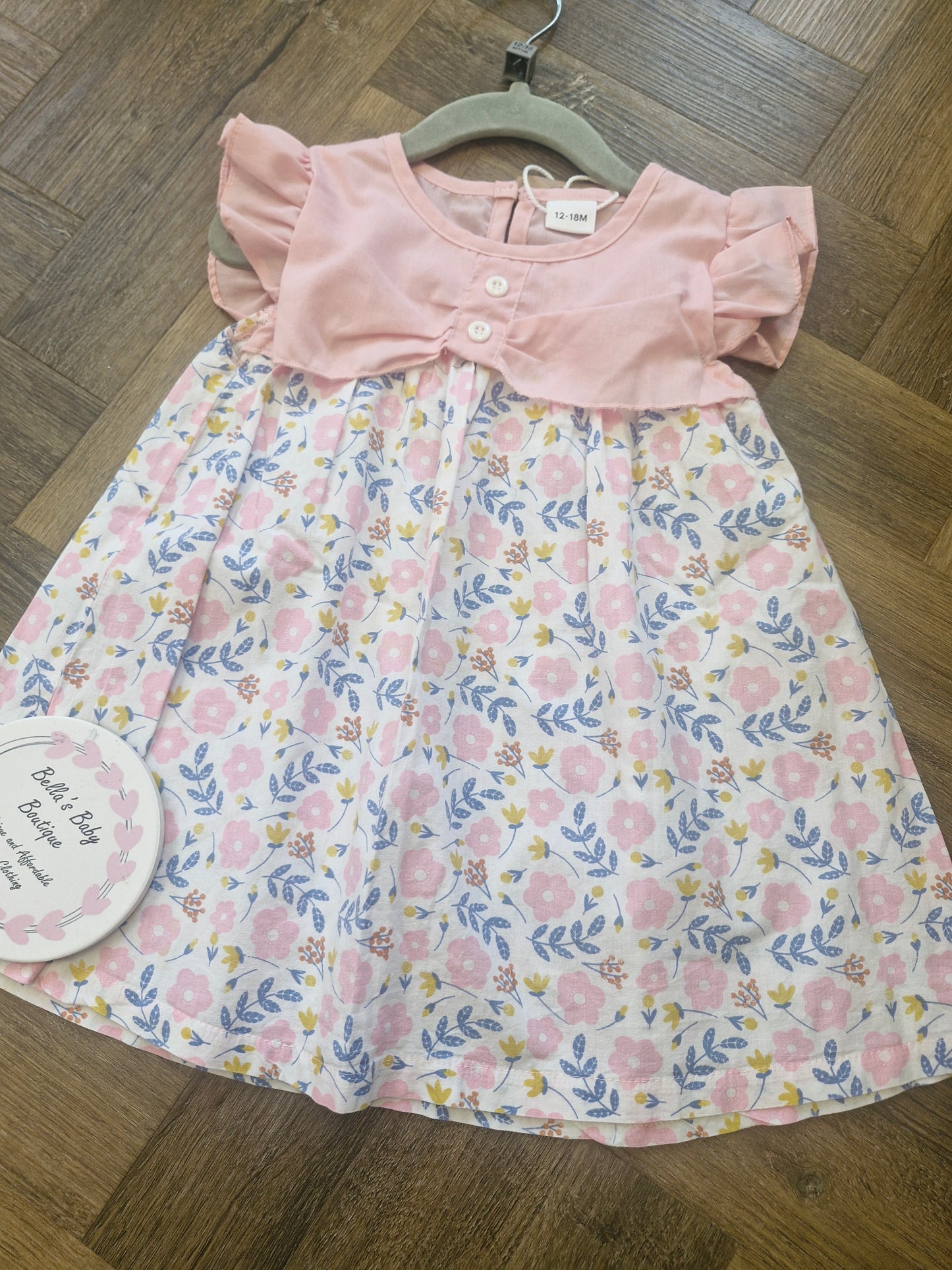 Floral girls summer dress preloved