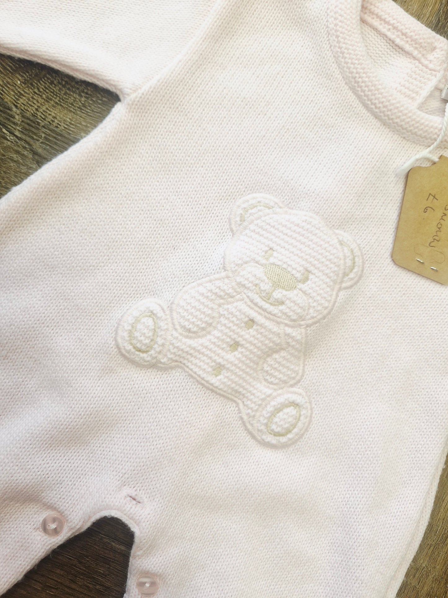 Dandelion Pink Knit Teddy Set Preloved