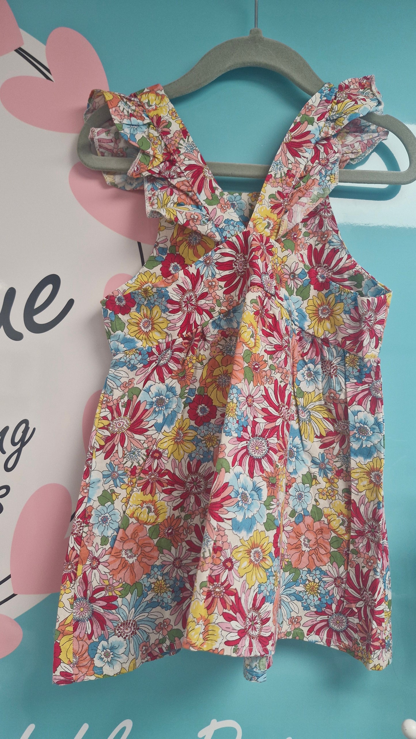 Floral Dress 18-24 months preloved