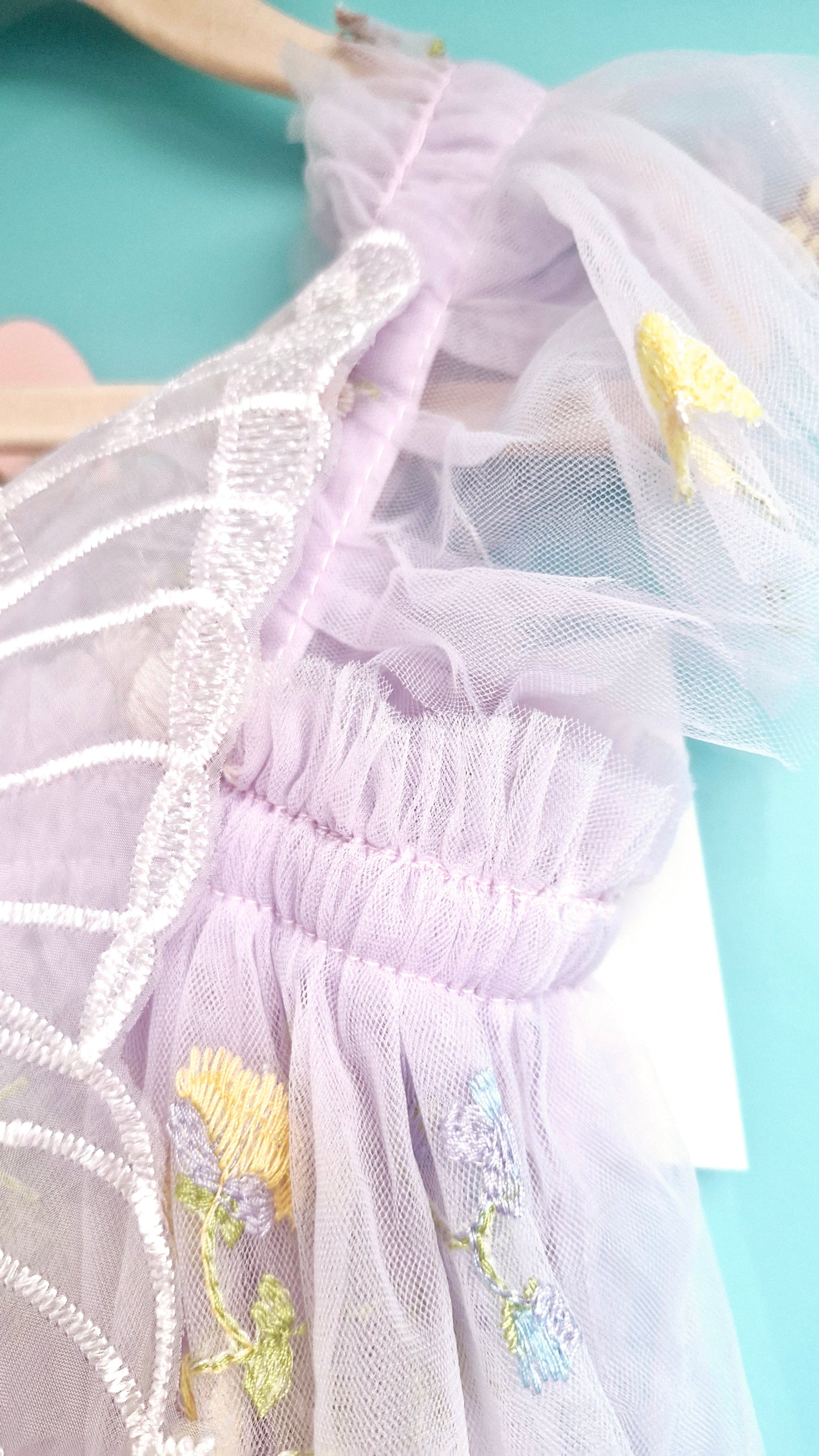 Lilac Floral Butterfly Dress (pre order)