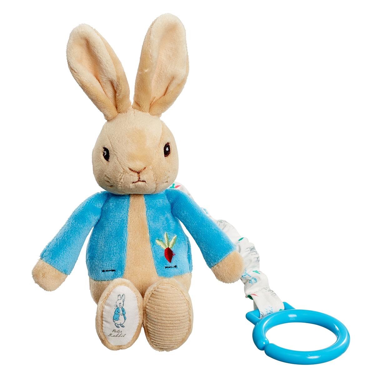 Peter Rabbit Jiggle Pram Cot Toy