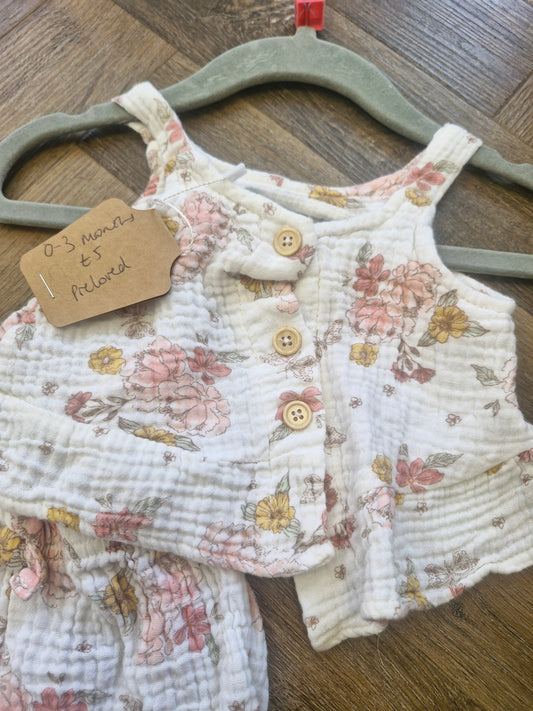 Floral summer set preloved