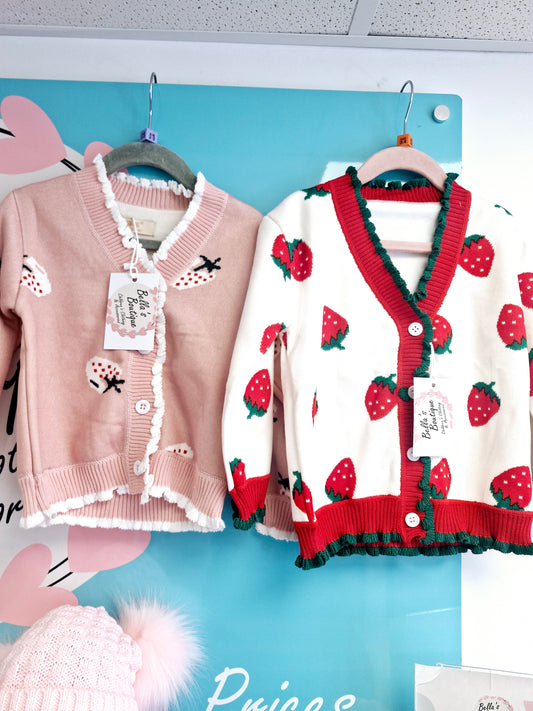 Strawberry Cardigan