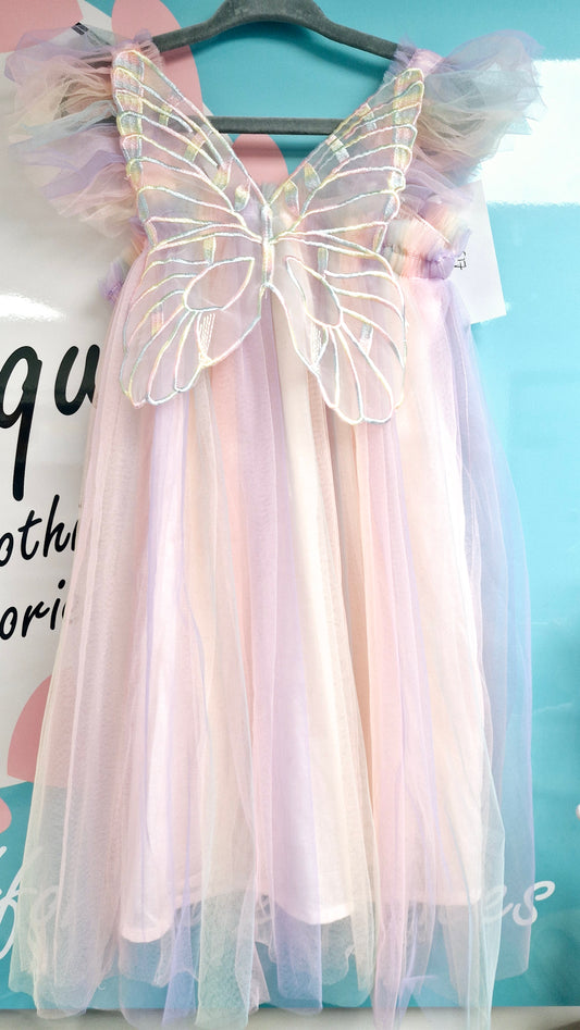 Rainbow Butterfly Dress (pre order)