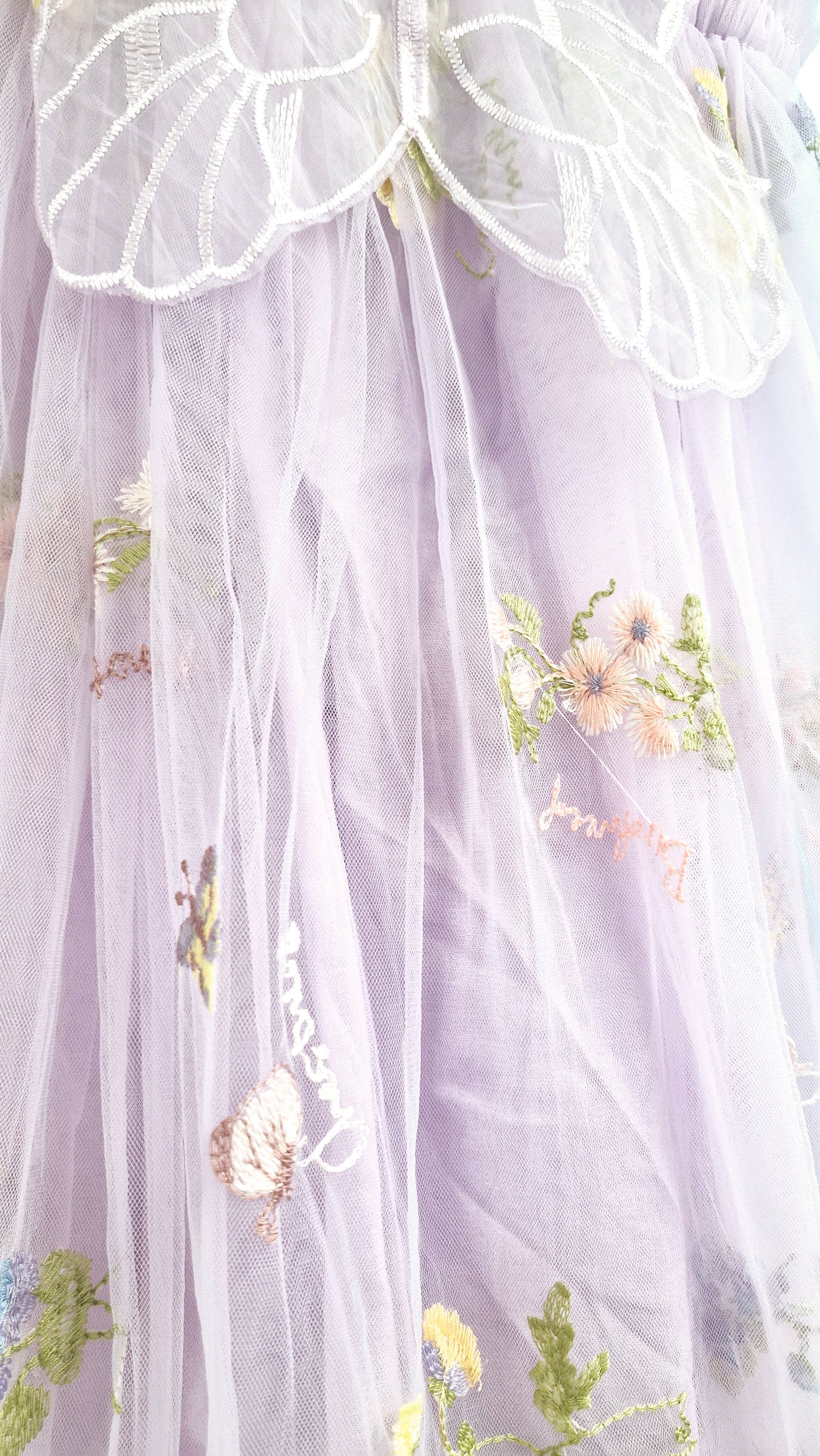 Lilac Floral Butterfly Dress (pre order)