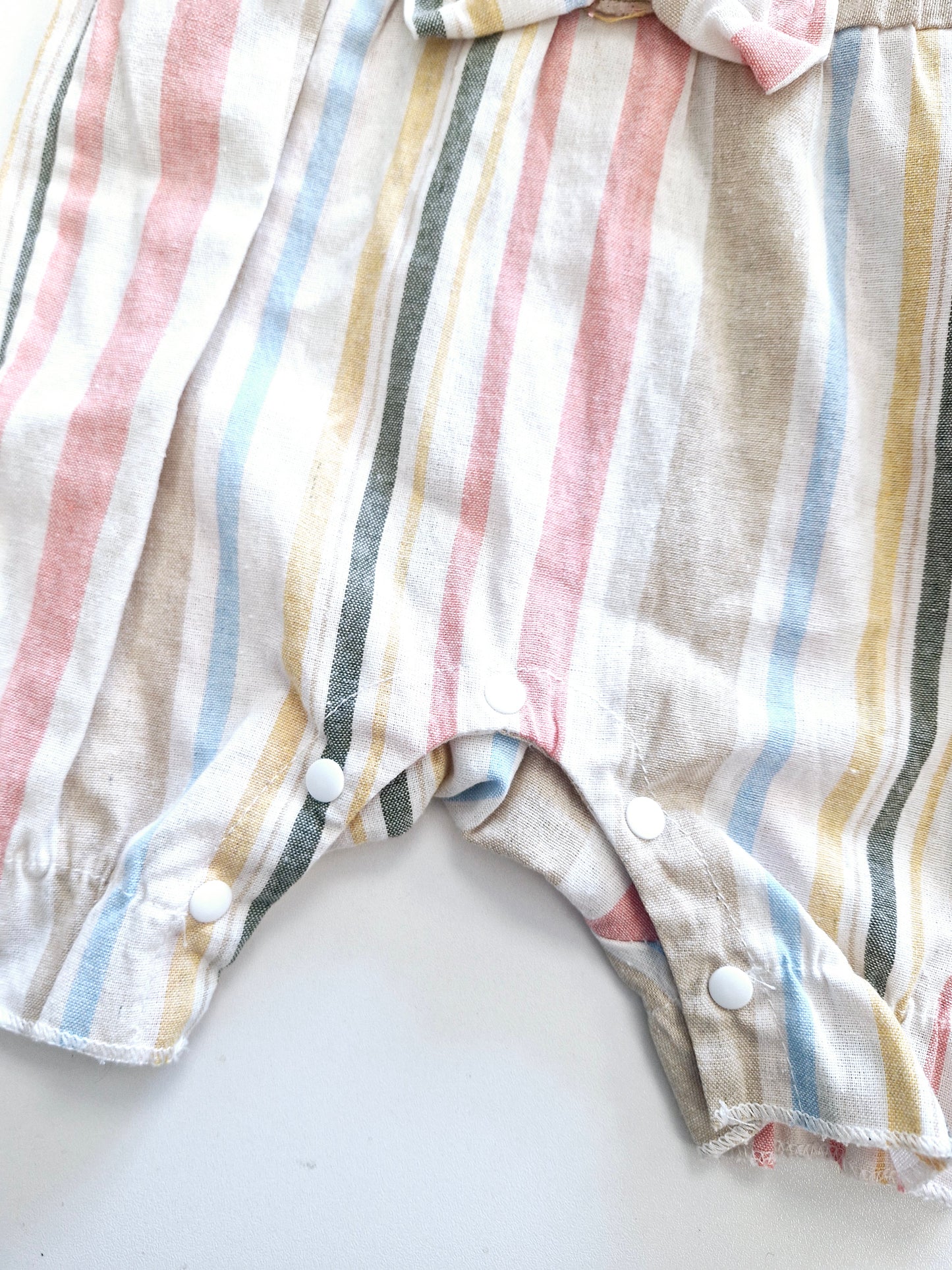 Striped Romper 0-6 months preloved