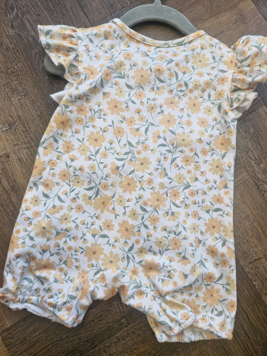 Baby Floral Romper Preloved