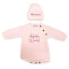 Hello World Hat and Romper Set